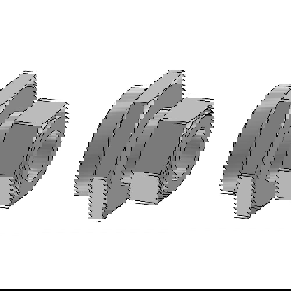 Flareless Bite-Type Tube Straight Thread Connector: 1-1/16-12 UN & UNF, 3/4