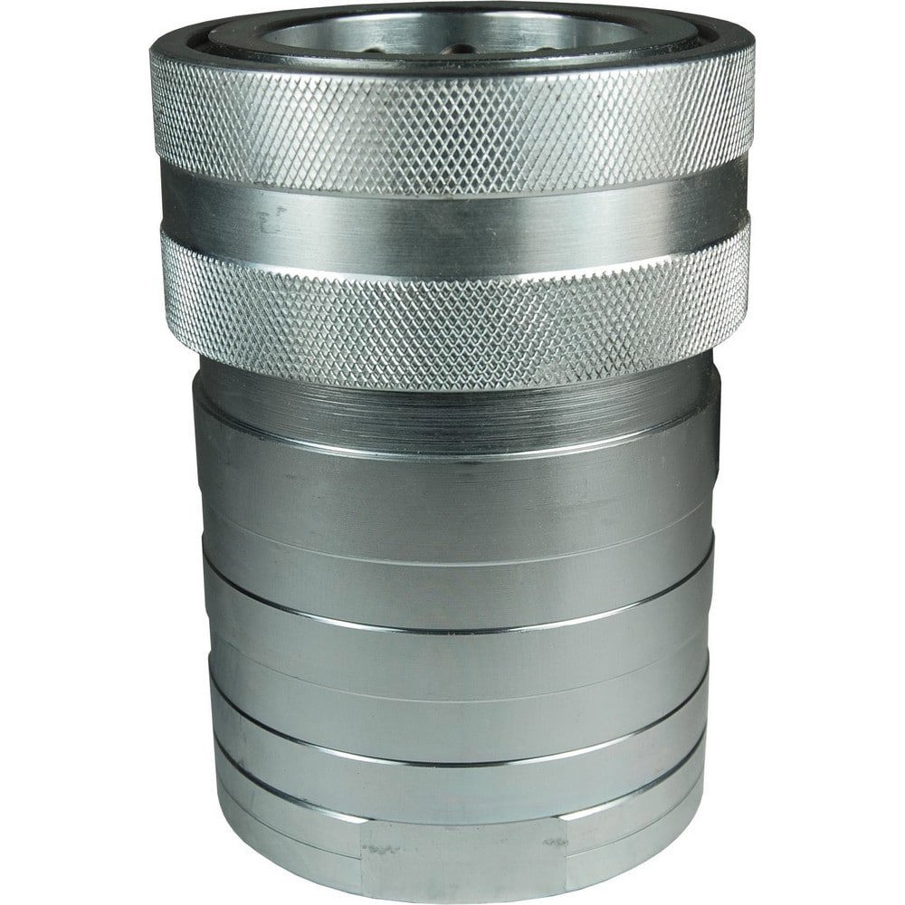 Hydraulic Hose Fittings & Couplings; Type: H-Series ISO-B High Volume Female Coupler ; Fitting Type: Coupler ; Hose Inside Diameter (Decimal Inch): 1.5000 ; Hose Size: 1-1/2 ; Material: Steel ; Thread Type: NPTF