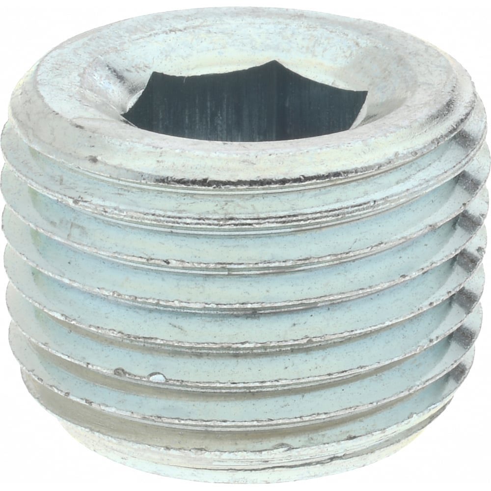 Industrial Pipe Hollow Hex Plug: 1/2
