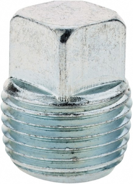 Industrial Pipe Square Head Plug: 1/2