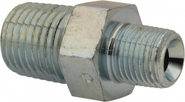 Industrial Pipe Hex Plug: 1/2 x 3/8
