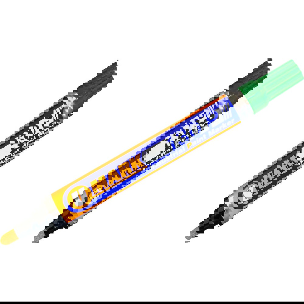 Markers & Paintsticks; Marker Type: Liquid Paint Marker; Tip Shape: Bullet; Chisel; Color: Green; Ink Type: Oil Base; Tip Type: Reversible; Bullet; Chisel; For Use On: Dry or Damp Wood; Tape; Glass; Rusty and Oily Metal; Wax Cartons; Ceramic; Tile; Plasti