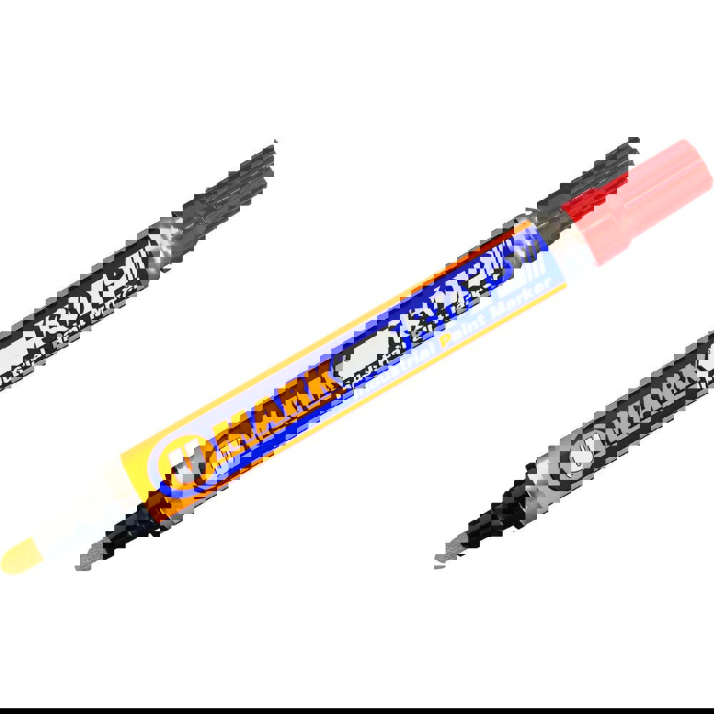 Markers & Paintsticks; Marker Type: Liquid Paint Marker; Tip Shape: Bullet; Chisel; Color: Red; Ink Type: Oil Base; Tip Type: Reversible; Bullet; Chisel; For Use On: Dry or Damp Wood; Tape; Glass; Rusty and Oily Metal; Wax Cartons; Ceramic; Tile; Plastic;