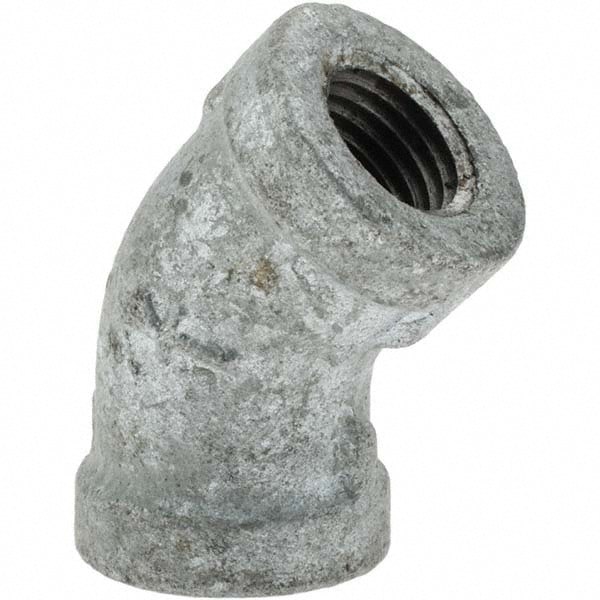 Malleable Iron Pipe 45 &deg; Elbow: 1/4