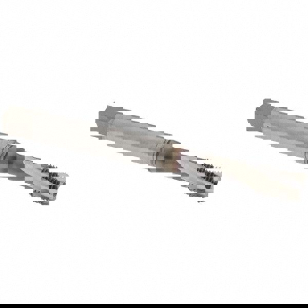 Spiral Flute Tap: 3/8-24, UNF, 3 Flute, Bottoming Chamfer, 2B Class of Fit, Vanadium High-Speed Steel, TiCN Finish