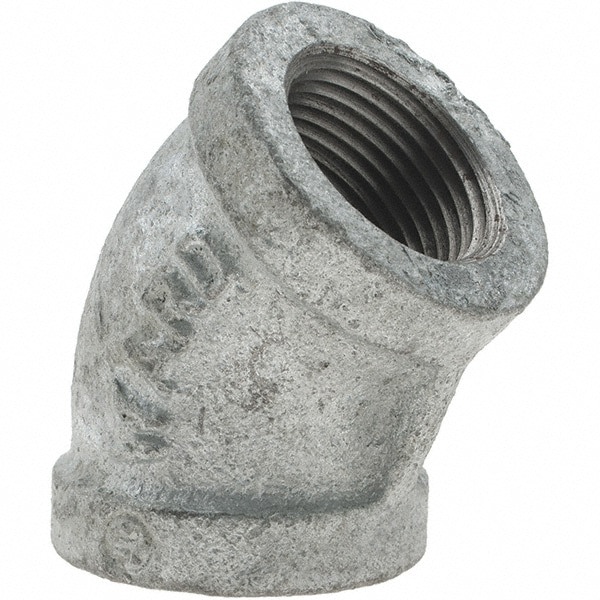Malleable Iron Pipe 45 &deg; Elbow: 3/4