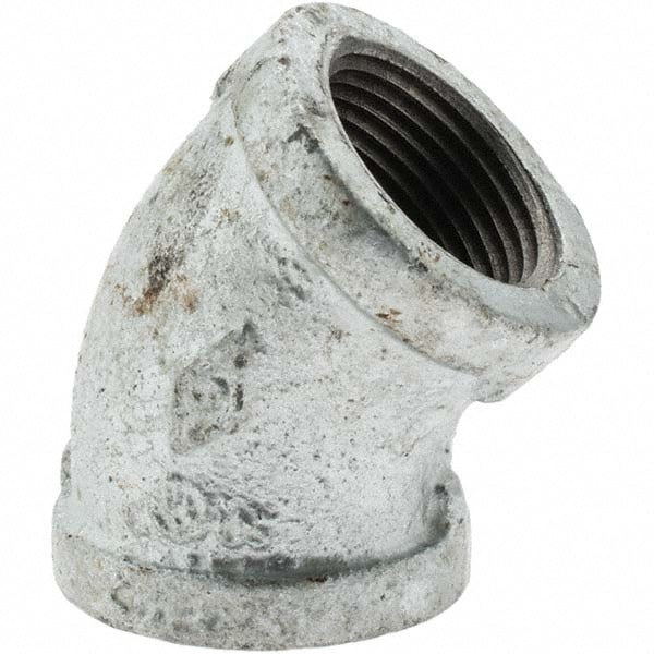 Malleable Iron Pipe 45 &deg; Elbow: 1