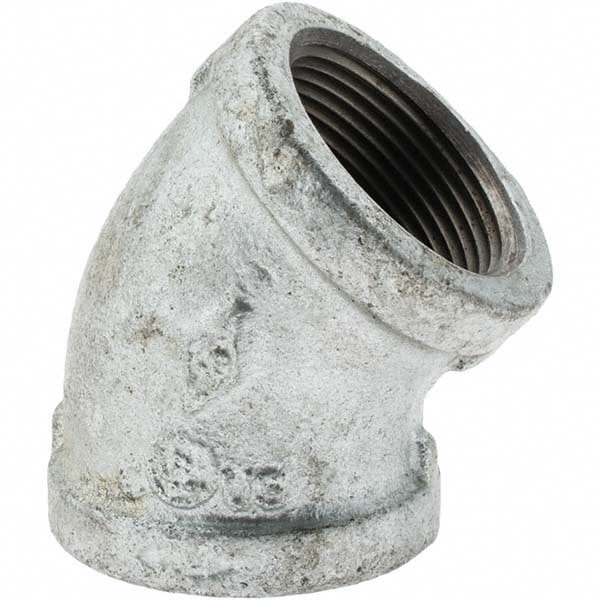 Malleable Iron Pipe 45 &deg; Elbow: 1-1/4
