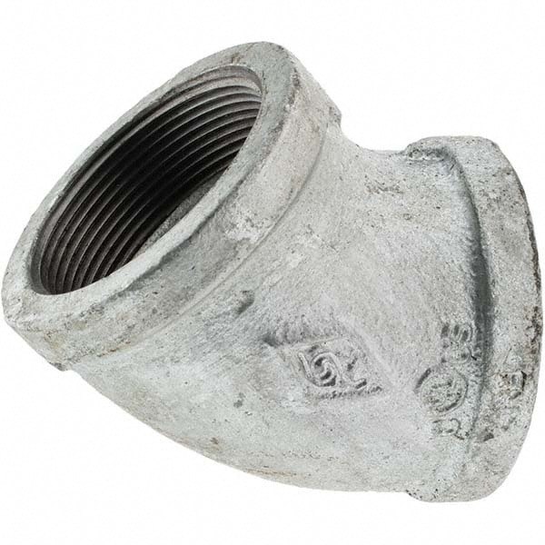 Malleable Iron Pipe 45 &deg; Elbow: 2