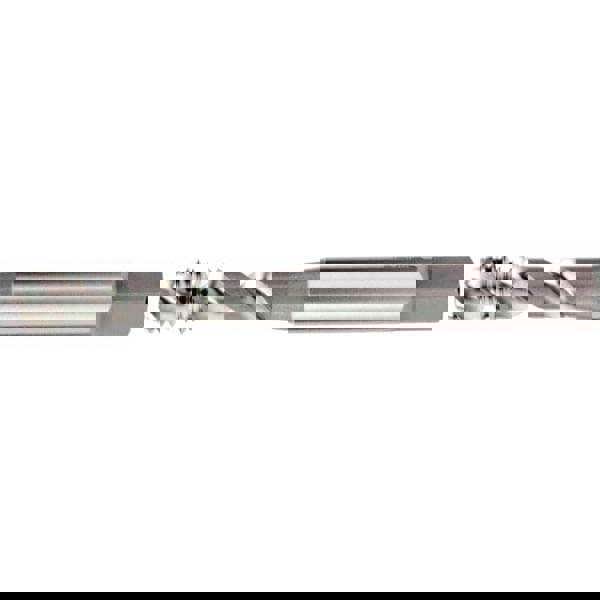 Spiral Flute Tap: 1/4-28, UNF, 3 Flute, Modified Bottoming Chamfer, 3B Class of Fit, Vanadium High-Speed Steel, Nitride Finish