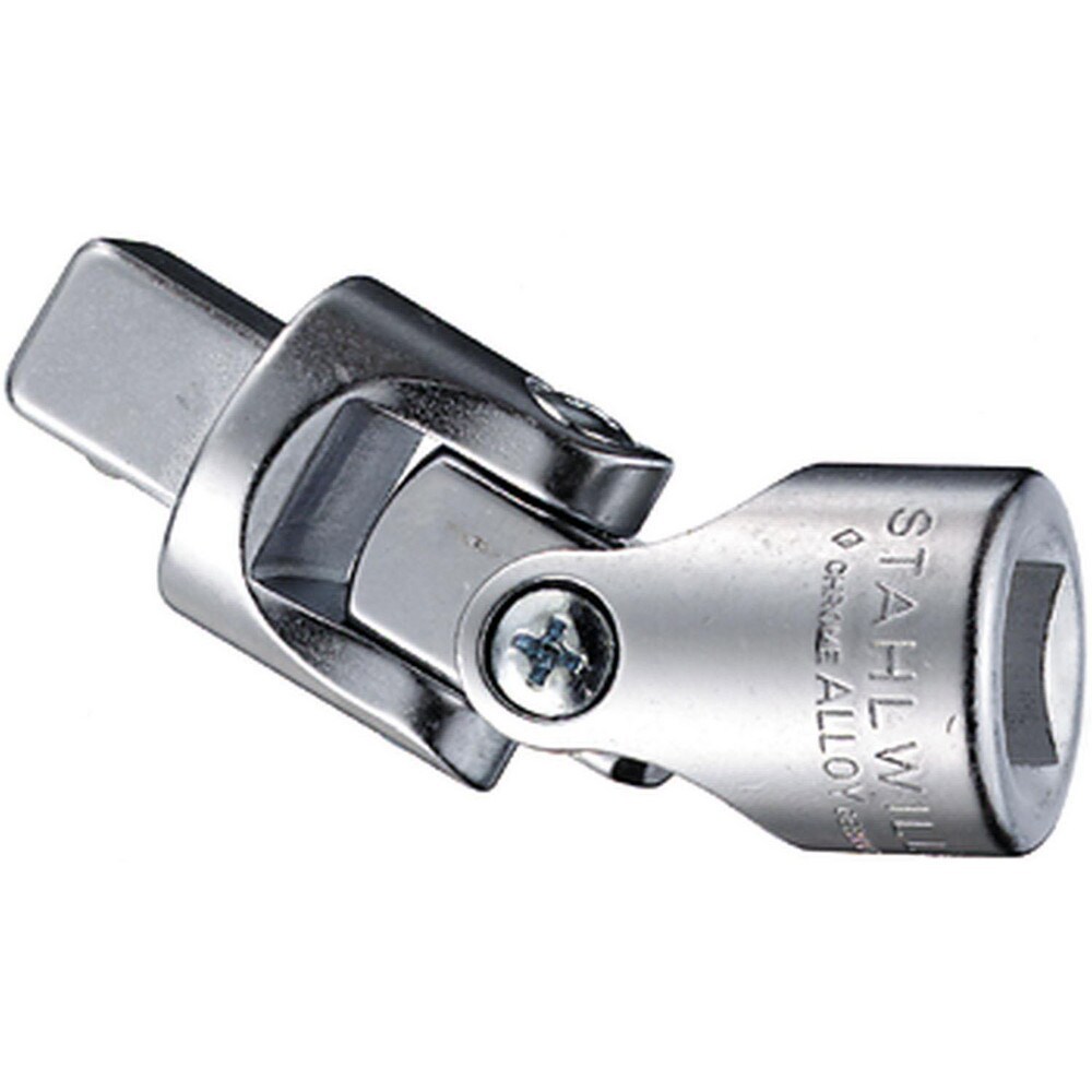 Socket Adapters & Universal Joints; Joint Type: Pin & Block ; Male Size: 1/2 ; Female Size: 1/2 ; Maximum Operating Angle: 300 ; Overall Length (Decimal Inch): 2.8000 ; Finish: Chrome-Plated