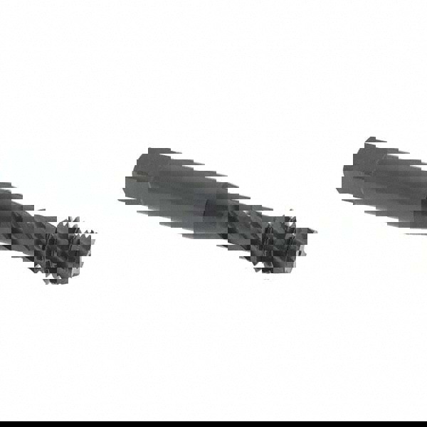 Spiral Flute Tap: 3/8-16, UNC, 3 Flute, Plug Chamfer, 3B Class of Fit, Vanadium High-Speed Steel, Oxide Finish