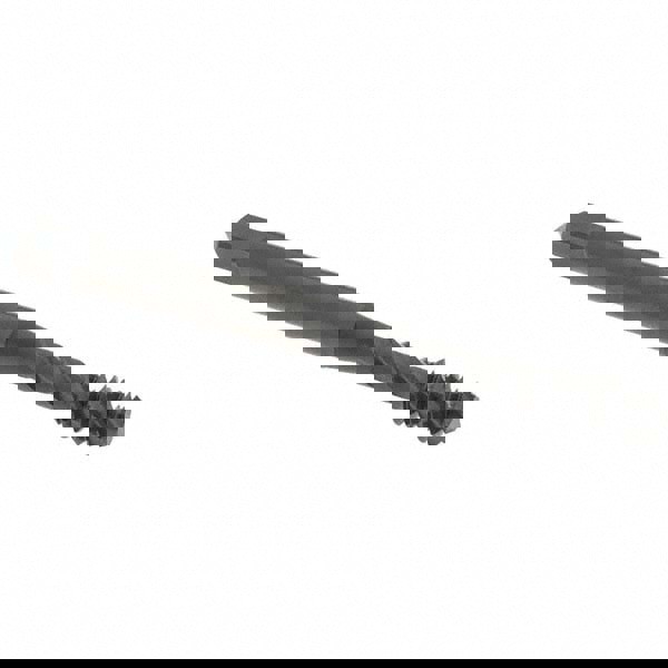 Spiral Flute Tap: #10-24, UNC, 3 Flute, Bottoming Chamfer, 2B Class of Fit, Vanadium High-Speed Steel, Oxide Finish