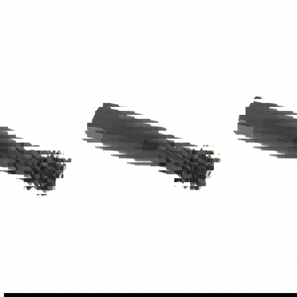 Spiral Flute Tap: 3/8-16, UNC, 3 Flute, Bottoming Chamfer, 3B Class of Fit, Vanadium High-Speed Steel, Oxide Finish