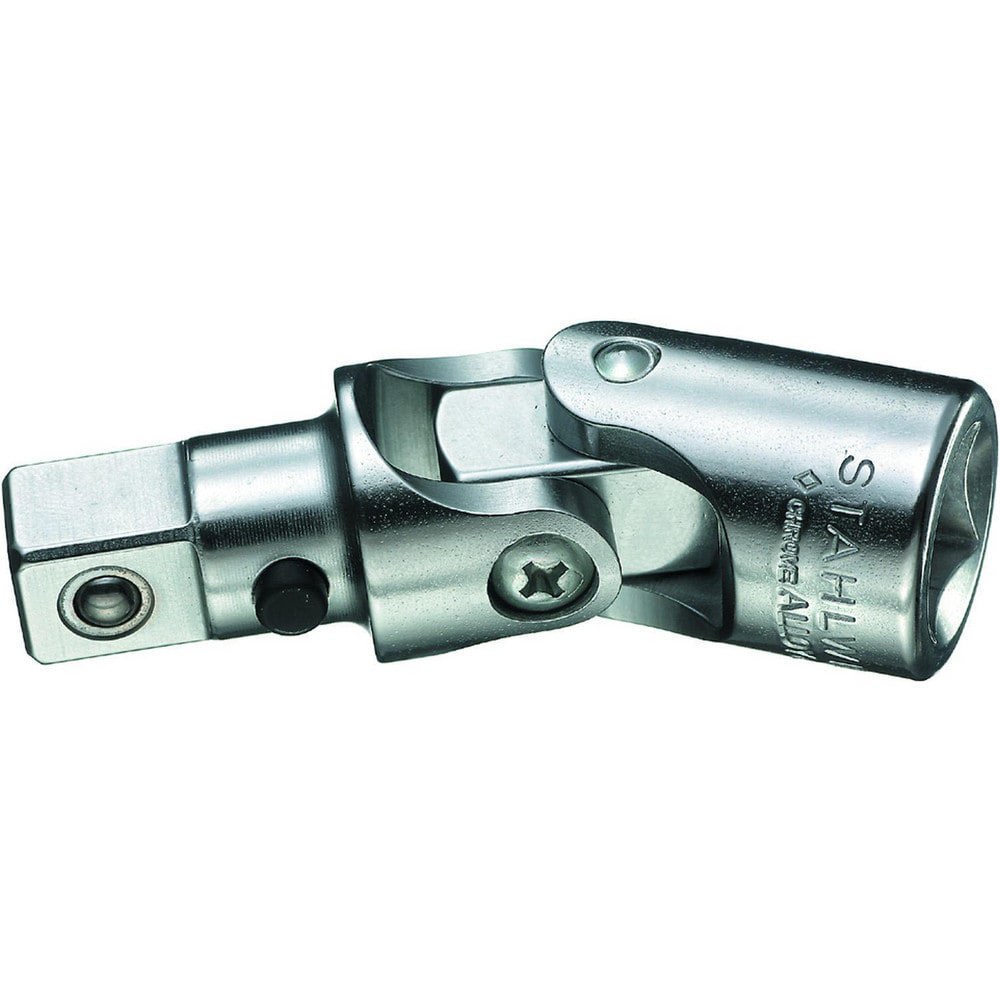 Socket Adapters & Universal Joints; Joint Type: Pin & Block ; Male Size: 1/2 ; Female Size: 1/2 ; Maximum Operating Angle: 300 ; Overall Length (Decimal Inch): 3.1500 ; Finish: Chrome-Plated