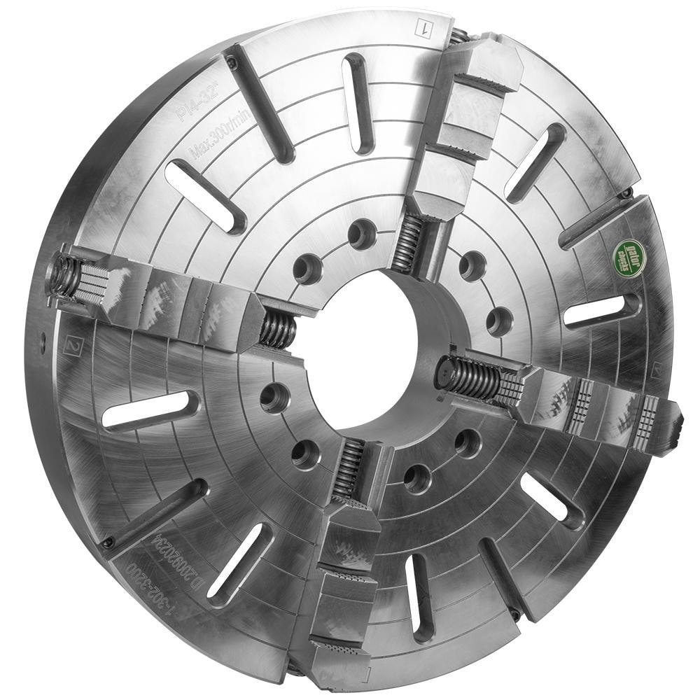 Manual Lathe Chuck: 4 Jaws, 50