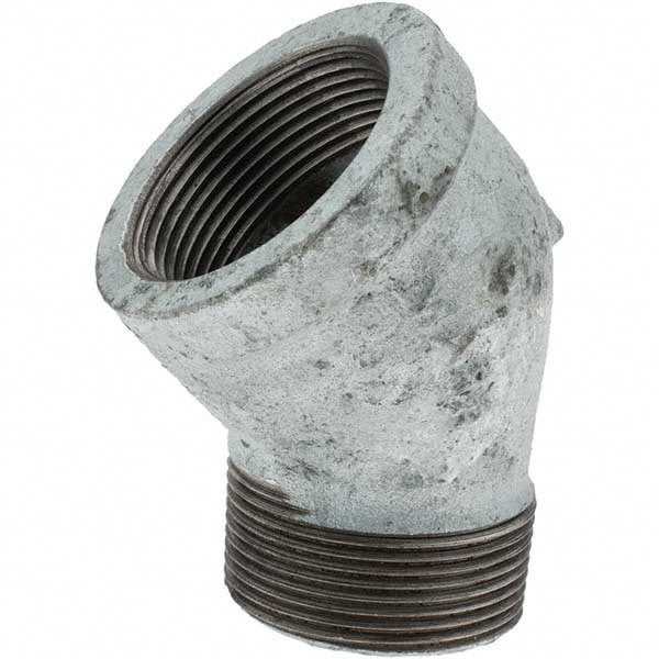 Malleable Iron Pipe 45 &deg; Street Elbow: 1-1/2