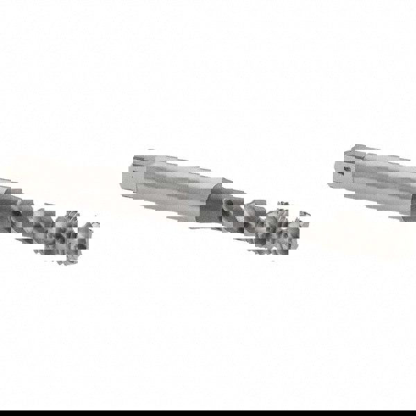 #10-32 UNF, 2 Flute, 50&deg; Helix, Semi-Bottoming Chamfer, Bright Finish, High Speed Steel Spiral Flute STI Tap