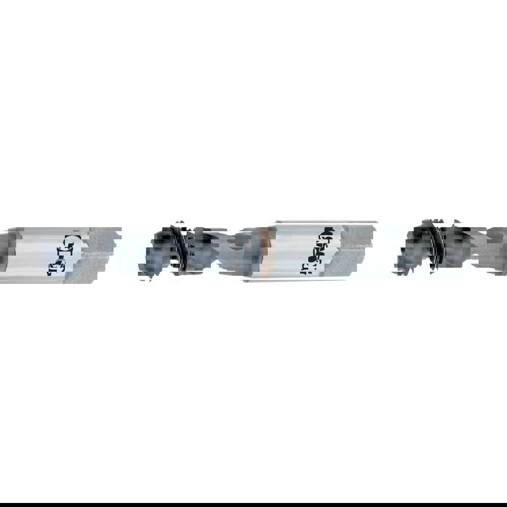 Spiral Flute Tap: #10-24, UNC, 2 Flute, Modified Bottoming Chamfer, 2B Class of Fit, Vanadium High-Speed Steel, TiCN Finish