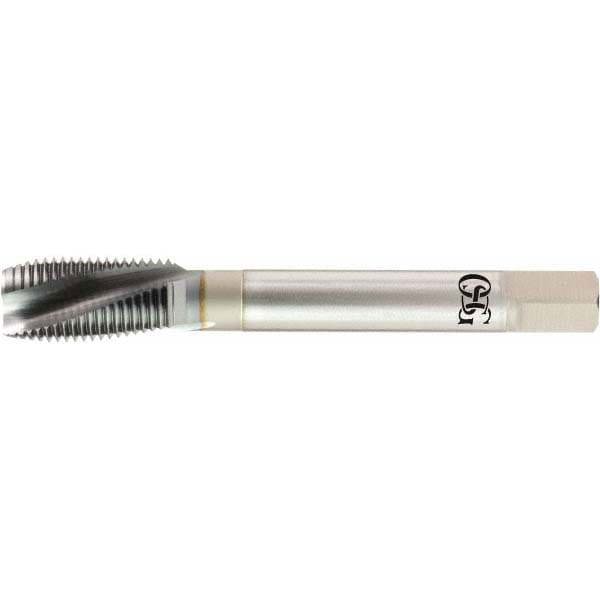 Spiral Point Tap: 1/4-20 UNC, 3 Flutes, Plug, 3B Class of Fit, Powdered Metal, V Coated