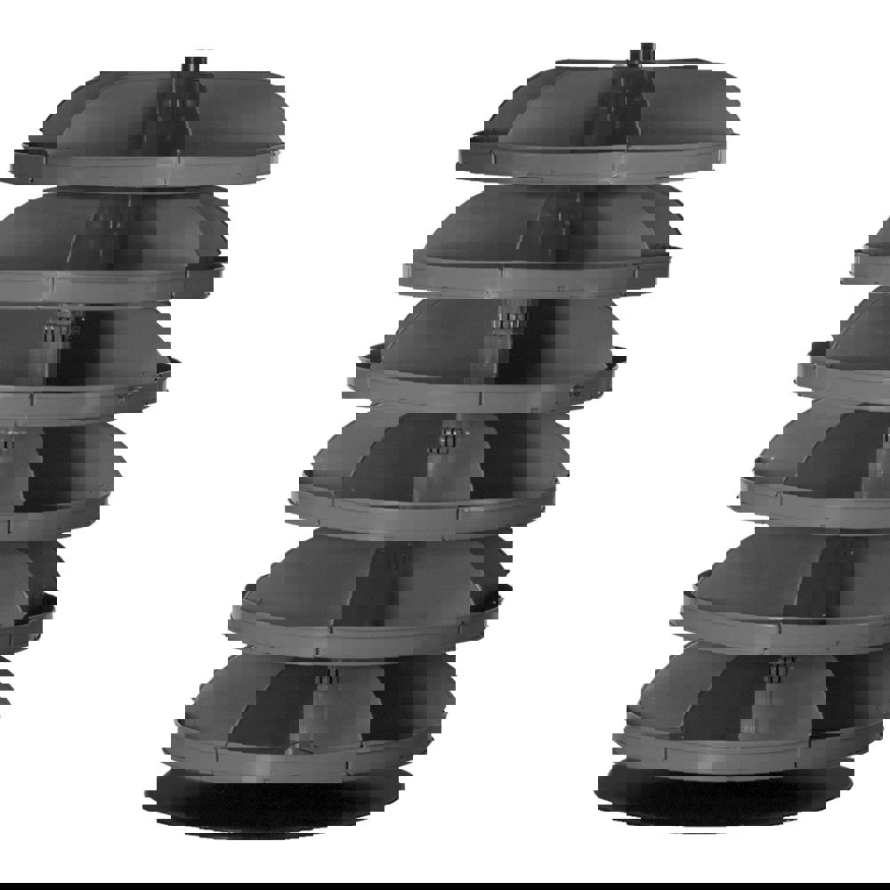 Rotating Bin Pick Rack: Rotating Bin Tower System, 3,000 lb Capacity, 49-3/4