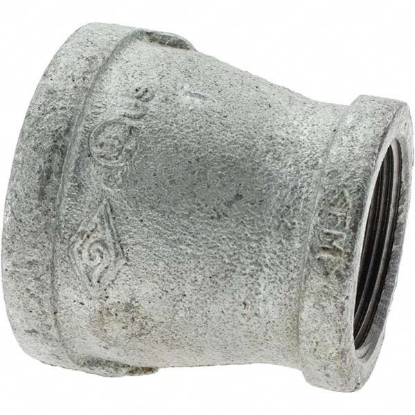 Malleable Iron Pipe Reducing Coupling: 2 x 1-1/2