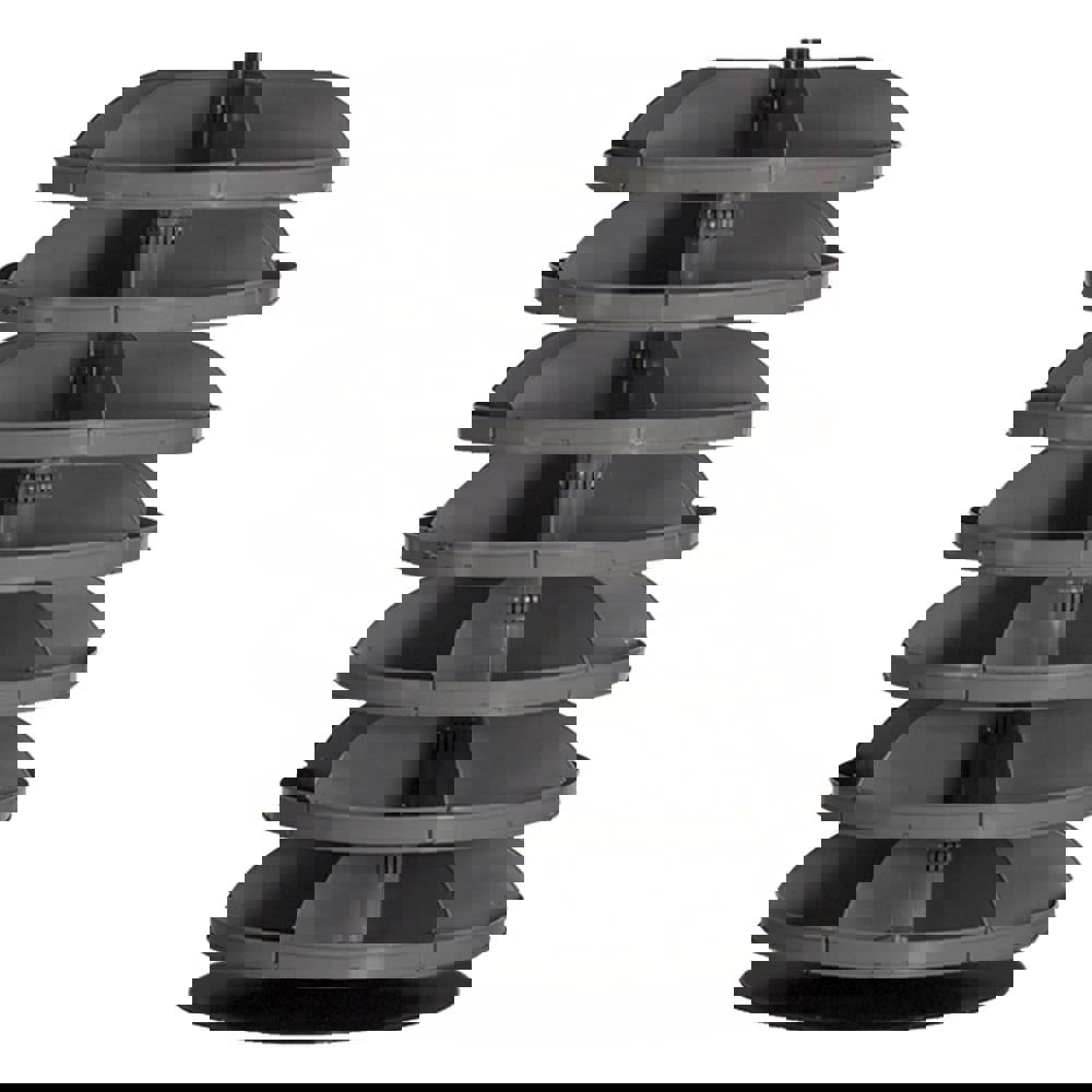 Rotating Bin Pick Rack: Rotating Bin Tower System, 3,500 lb Capacity, 65-3/4