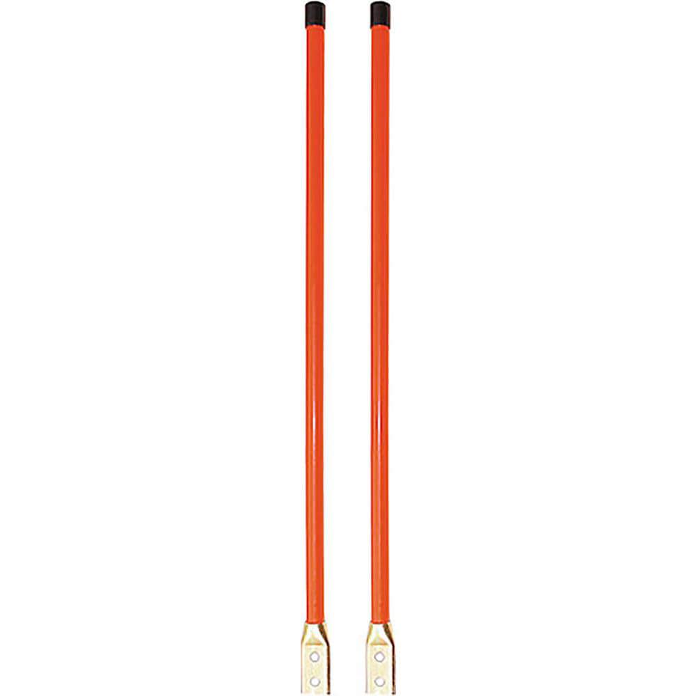 Trailer & Truck Cargo Accessories; Type: Bolt-On Bumper Marker Rods ; For Use With: Snow Plows; Bumpers ; Material: Nylon ; Color: Fluorescent Orange ; UNSPSC Code: 25181720