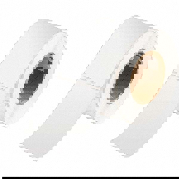 Label Maker Label: White, Polyester, 1,000 per Roll