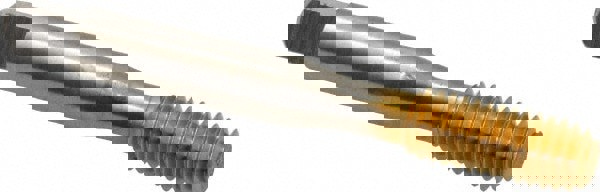 Thread Forming Tap: 5/16-18 UNC, 2B Class of Fit, Bottoming Chamfer, High-Speed Steel, Titanium Nitride Finish