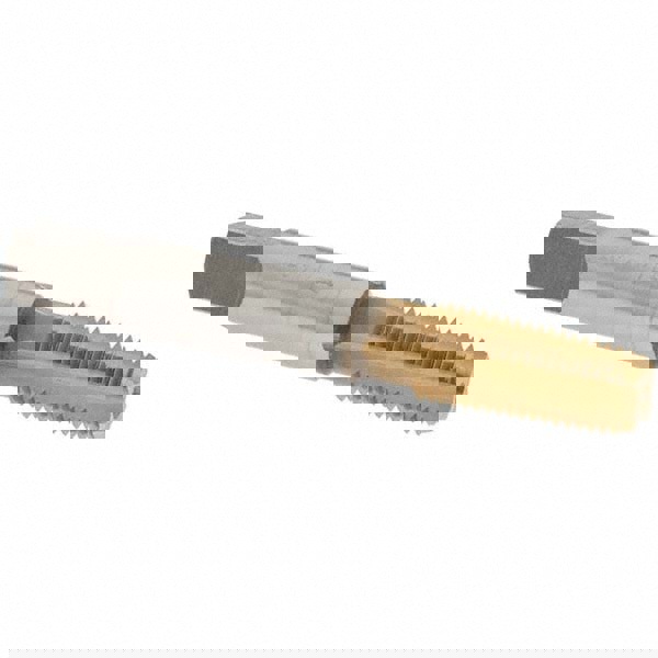 Standard Pipe Tap: 1/16-27, NPT, 4 Flutes, High Speed Steel, TiN Finish