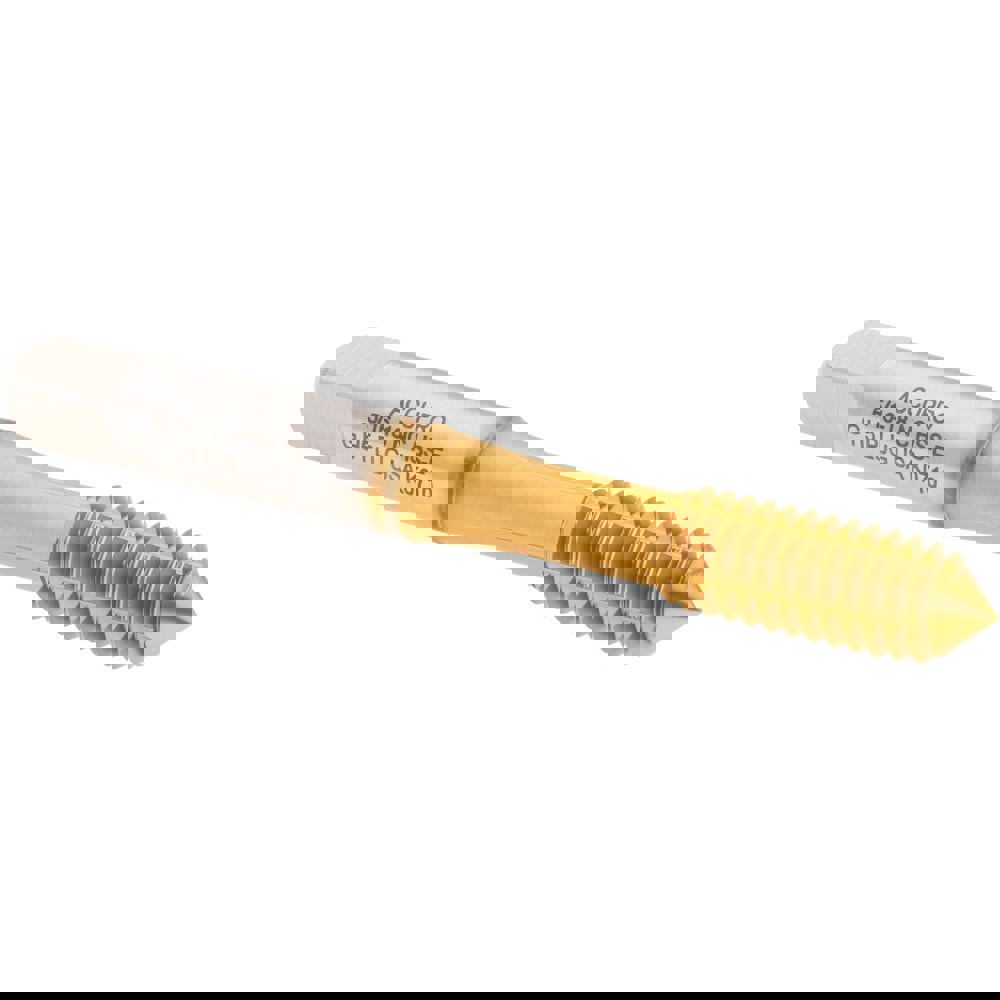 Thread Forming Tap: 5/16-18 UNC, Plug, Powdered Metal High Speed Steel, TiN Coated