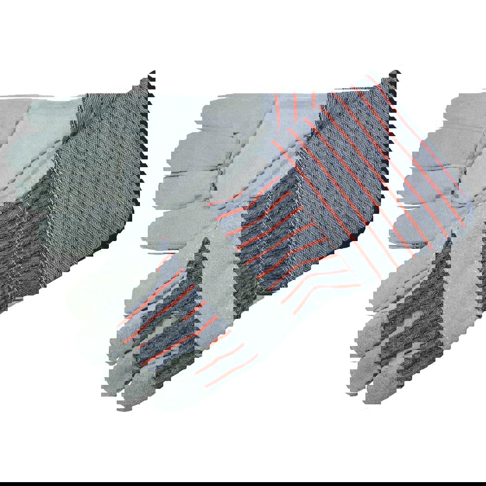 Gloves: Size L, Fleece-Lined, Cowhide