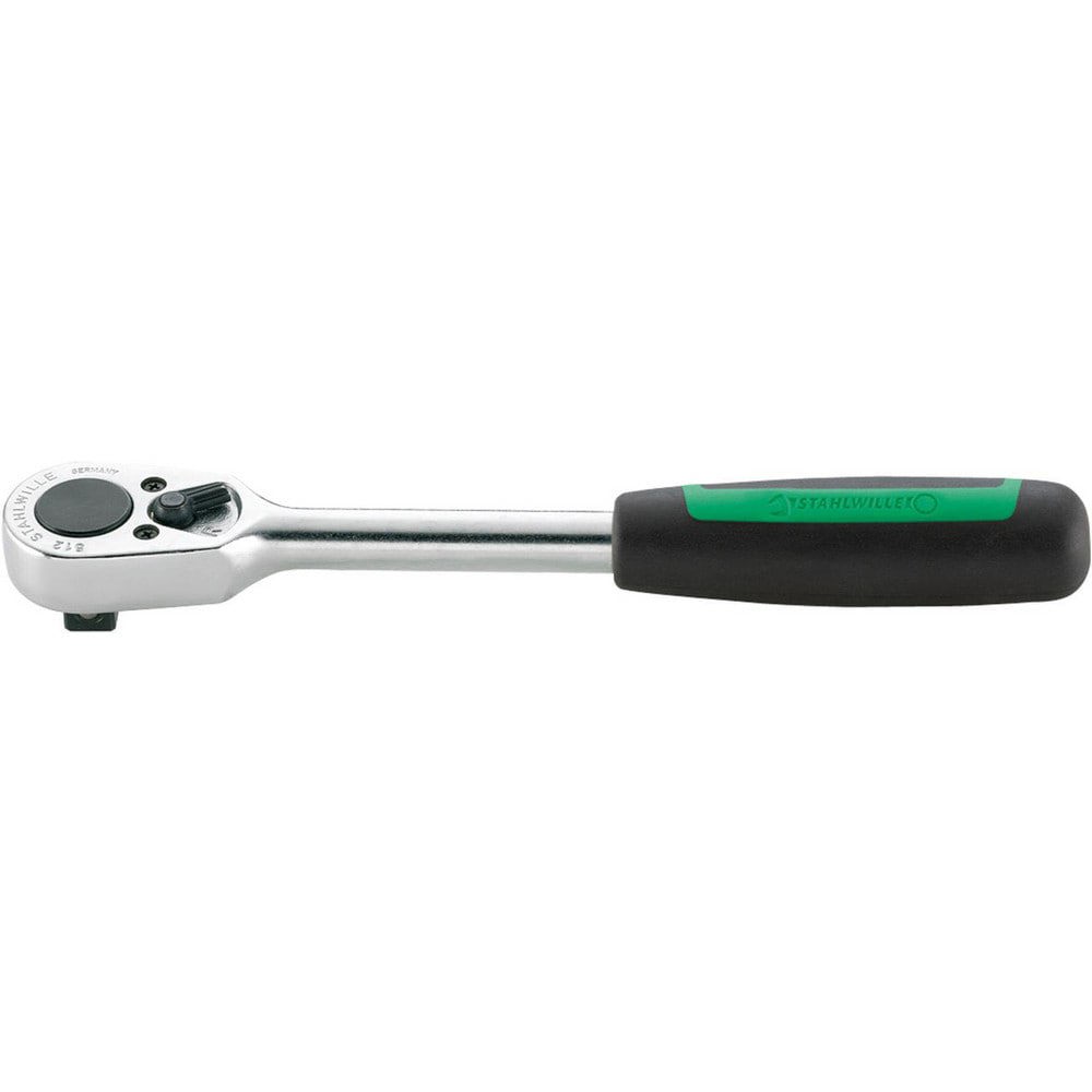Ratchets; Tool Type: Reversible Ratchet ; Drive Size: 1/2 in ; Head Shape: Pear ; Head Style: Fixed; Reversible ; Material: Alloy Steel; Chrome ; Finish: Chrome-Plated
