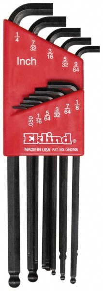 11 Piece L-Key Ball End Hex Key Set