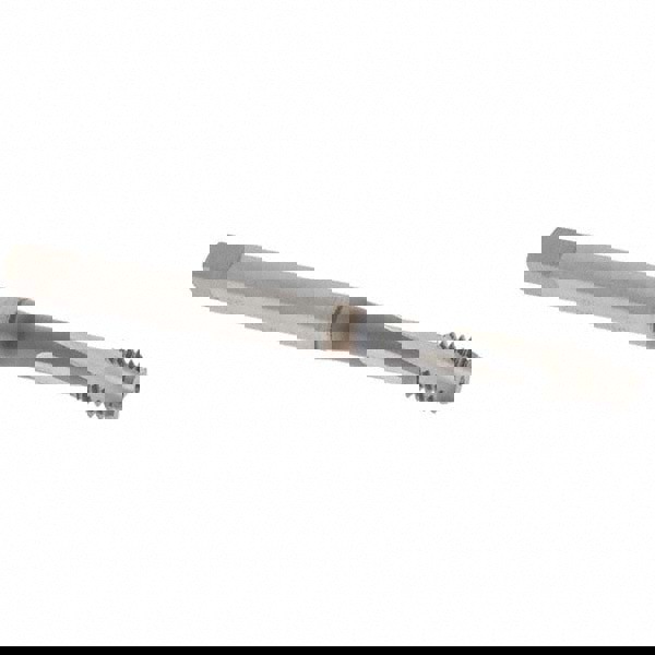 Spiral Flute Tap: M8x1.25, Metric Coarse, 3 Flute, Bottoming Chamfer, 6H Class of Fit, Vanadium High-Speed Steel, TiCN Finish