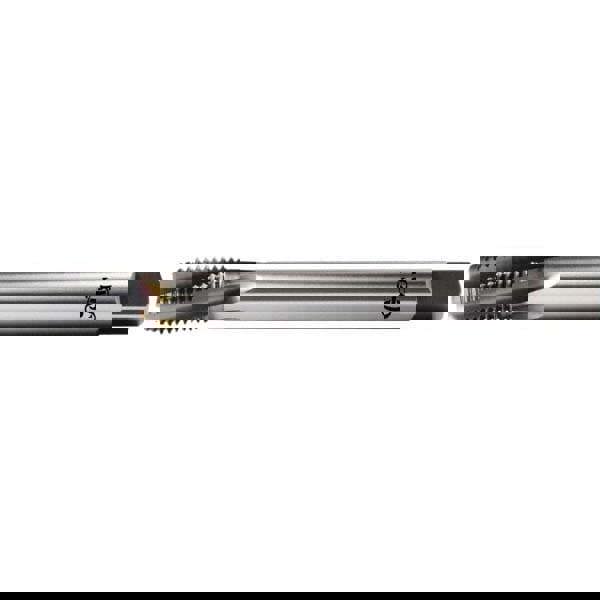 Spiral Flute Tap: M20x2.50 Metric Coarse, 5 Flutes, Plug, Vanadium High Speed Steel, TICN Coated