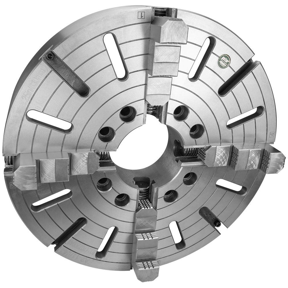 Manual Lathe Chuck: 4 Jaws, 20