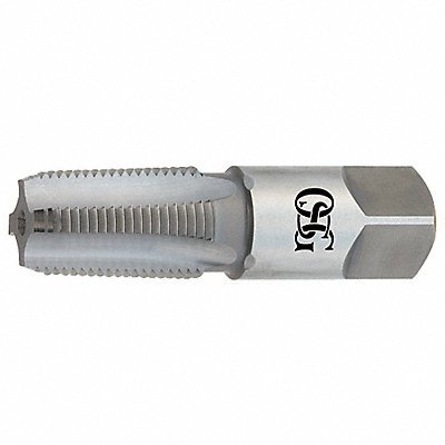 Standard Pipe Tap: 1/8-27, NPTF, Modified Bottoming, 4 Flutes, High Speed Steel, TiCN Finish
