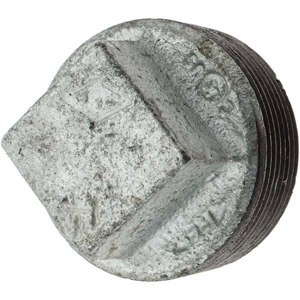 Malleable Iron Pipe Square Plug: 1-1/2