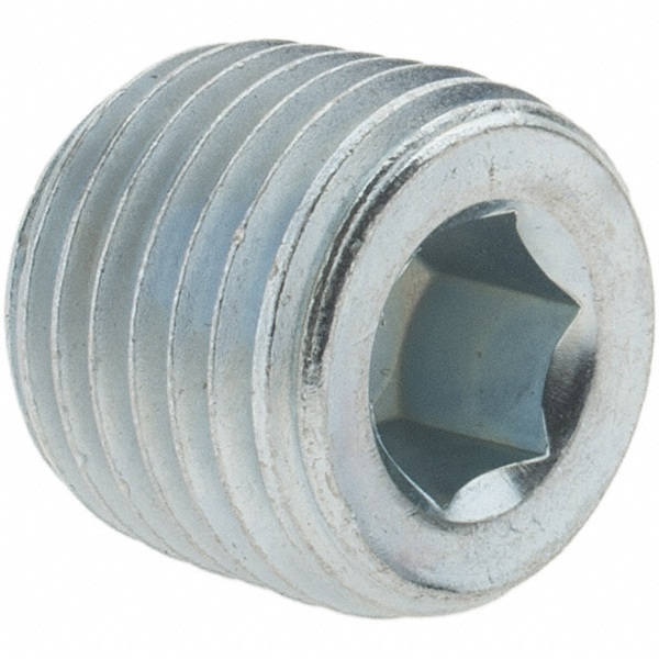 Malleable Iron Pipe Countersunk Hex Plug: 1/4