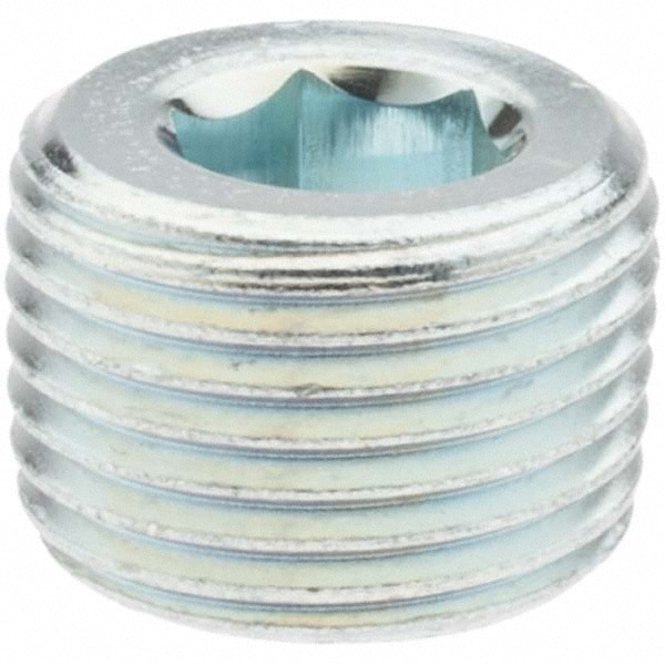 Black Countersunk Hex Plug: 3/8