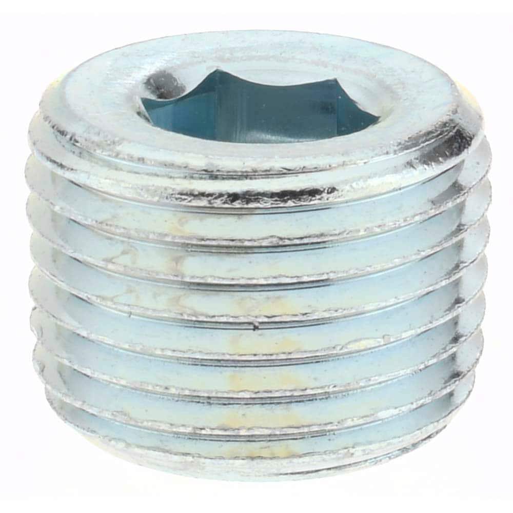 Malleable Iron Pipe Countersunk Hex Plug: 1/2