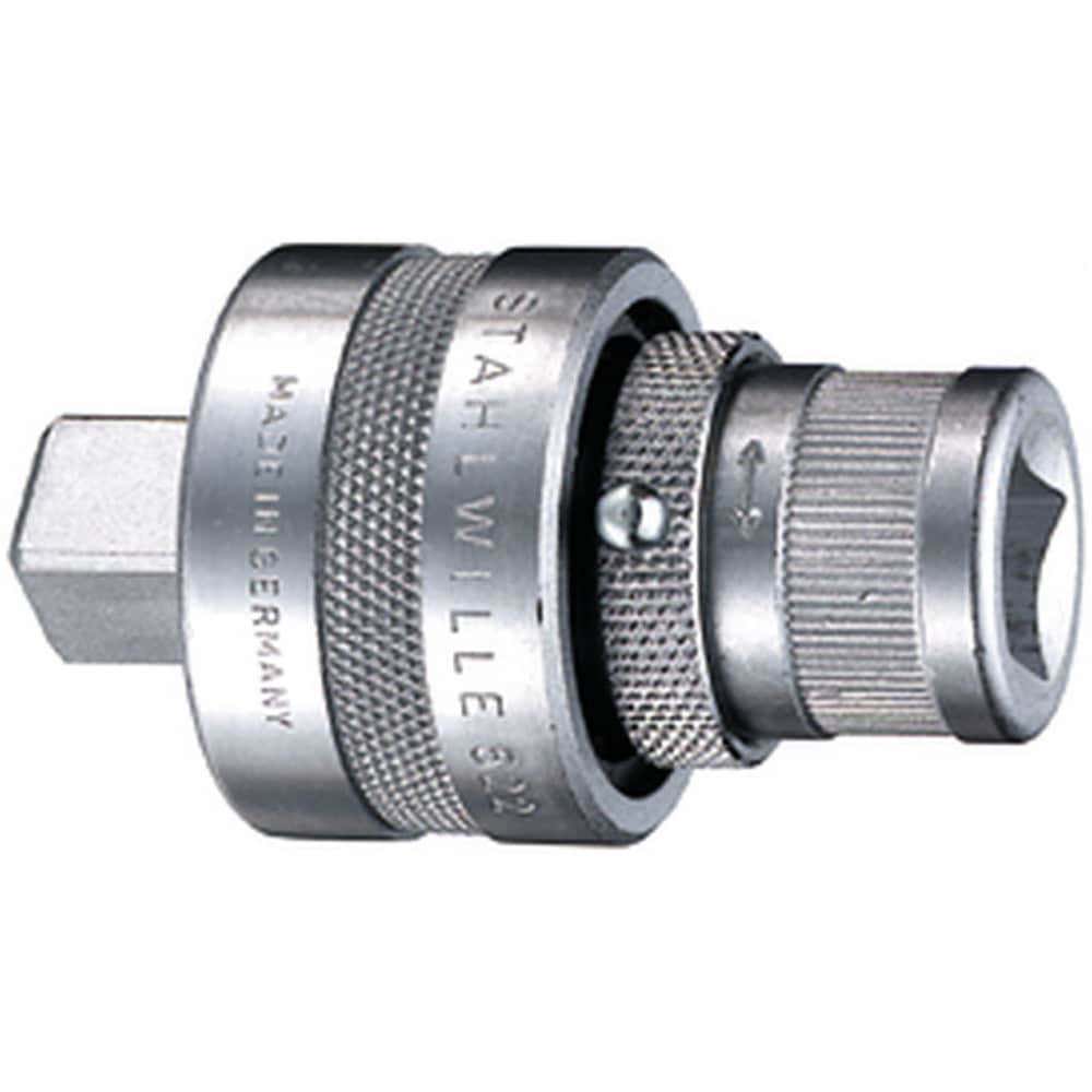 Ratchets; Tool Type: Adapter Set ; Drive Size: 1/2 in ; Head Shape: Round ; Head Style: Fixed; Reversible ; Material: Alloy Steel; Chrome ; Finish: Chrome-Plated