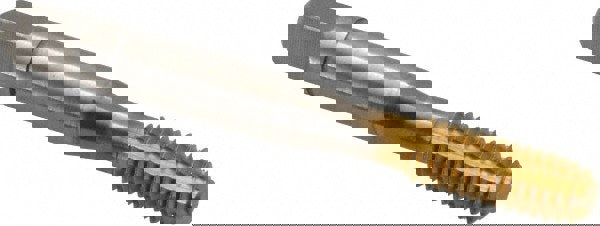 Thread Forming Tap: 5/16-18 UNC, 2B Class of Fit, Bottoming, Powdered Metal High Speed Steel, TiN Coated