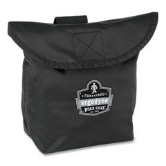 Facepiece Respirator Bag: Nylon, Black, Use with Full Mask