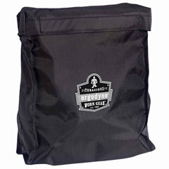 Facepiece Respirator Bag: Nylon, Black, Use with Full Mask