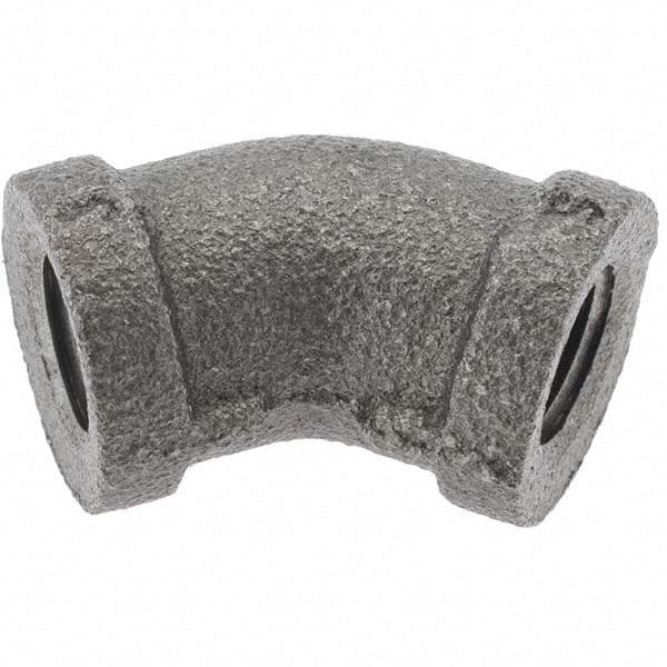 Black 45 &deg; Elbow: 1/4