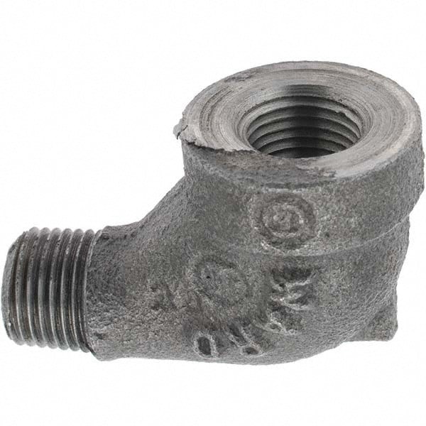 Black 90 &deg; Street Elbow: 1/8