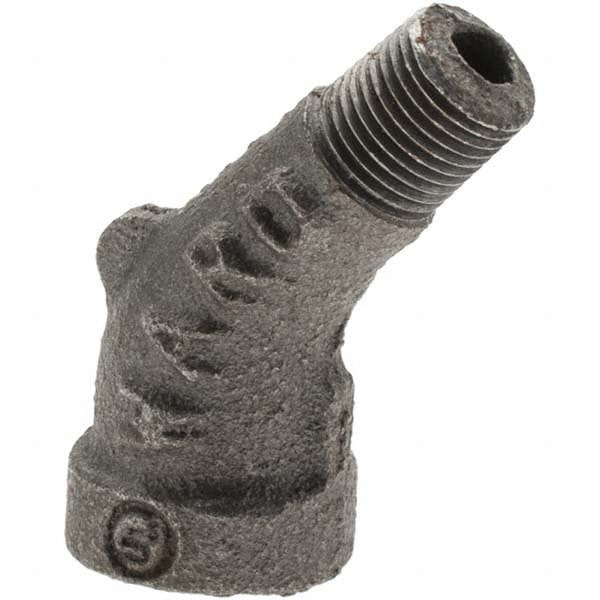 Black 45 &deg; Street Elbow: 1/8